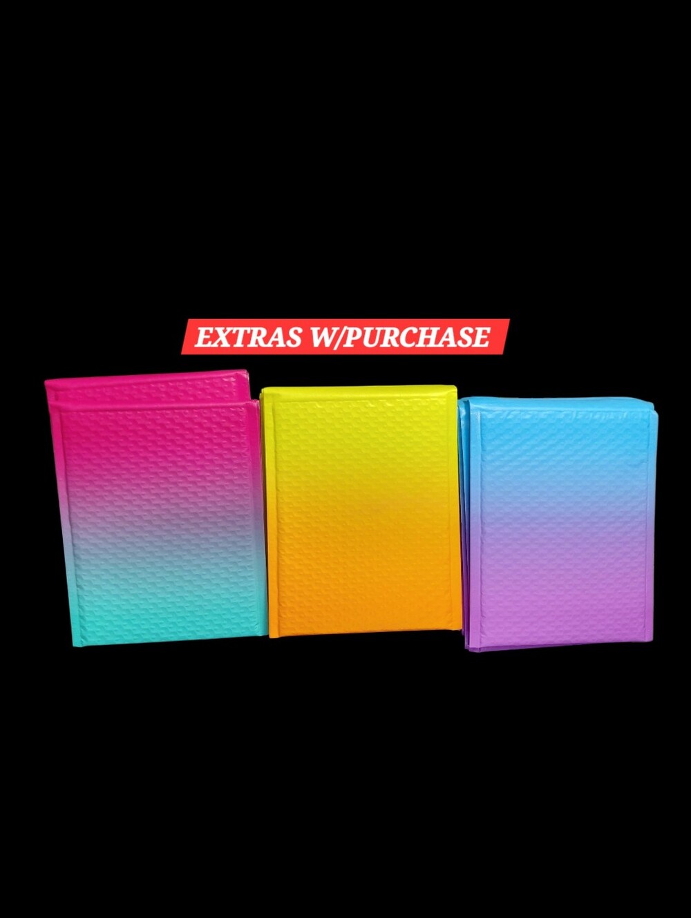 15ct. 6.5x10 Ombre Colorful Bubble Mailer Set ✨️PRICE FIRM✨️ - Picture 6 of 6